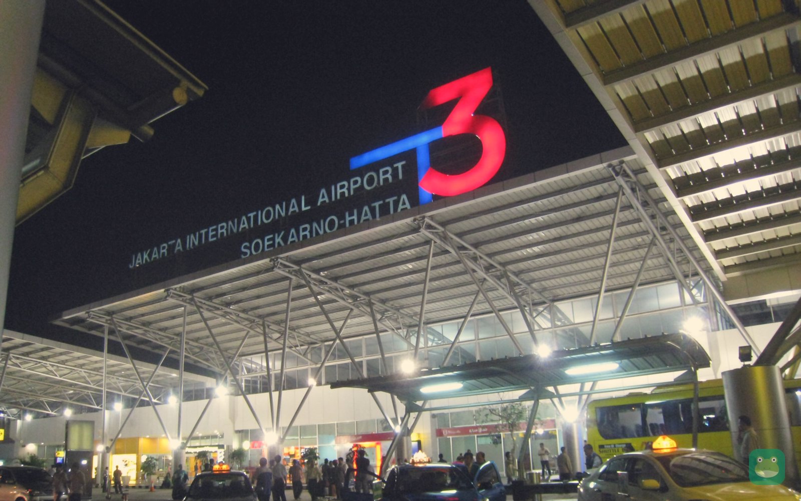 Terminal 3 front facade, Soekarno-Hatta International Airport