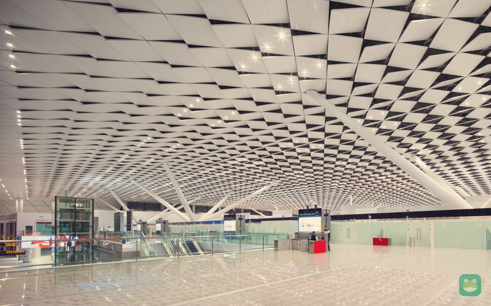 Terminal 2 interior, Zhengzhou Xinzheng International Airport