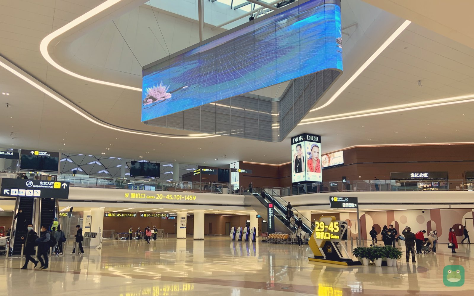 Chengdu Tianfu International Airport, Terminal 2 departure hall