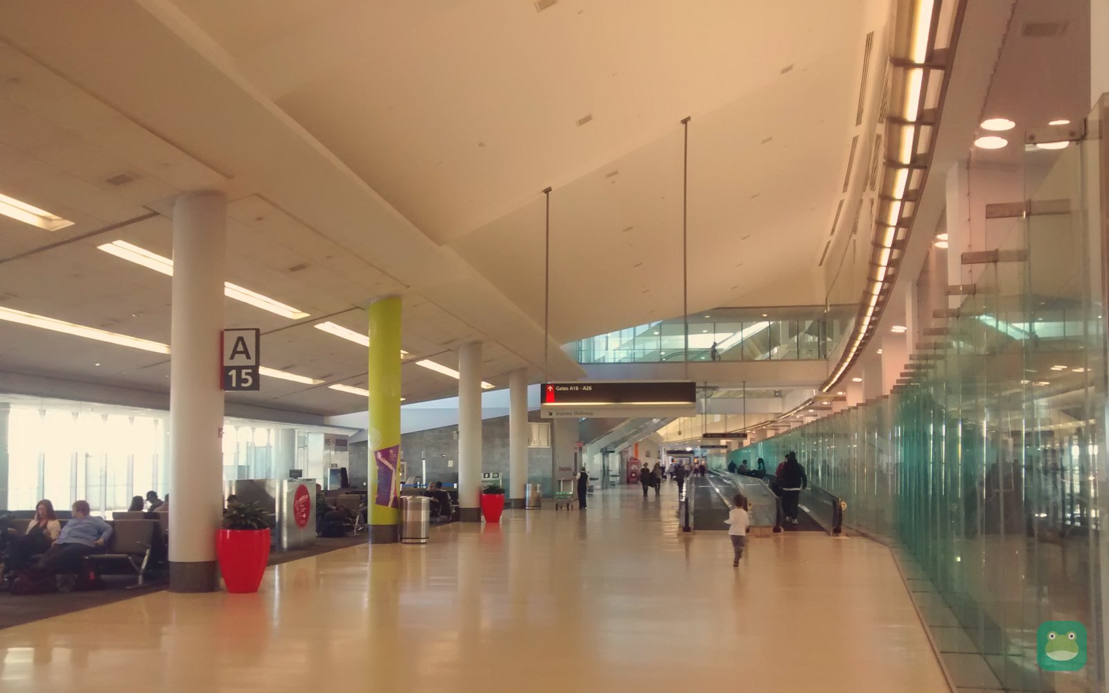 Terminal A-West interior, Philadelphia International Airport
