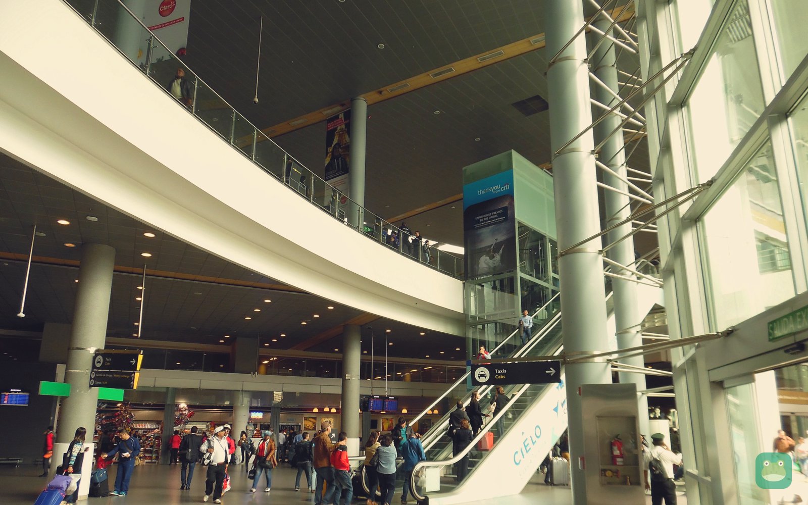 El Dorado International Airport, Bogotá — terminal interior