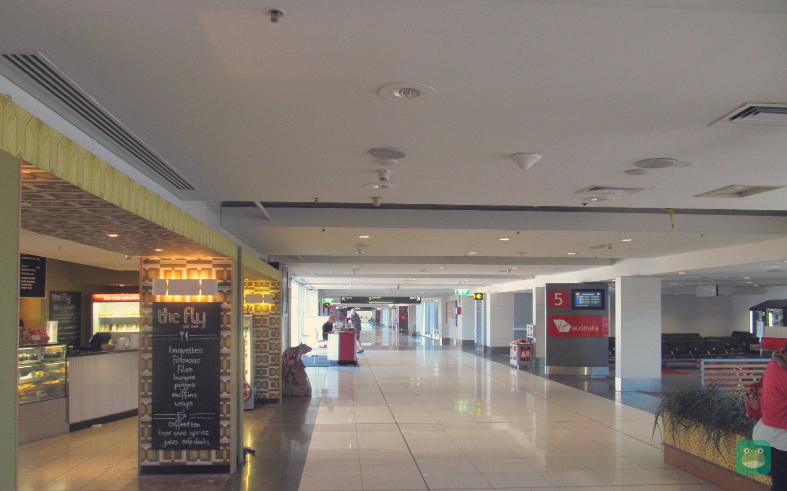 Melbourne Airport domestic terminal near gate 5