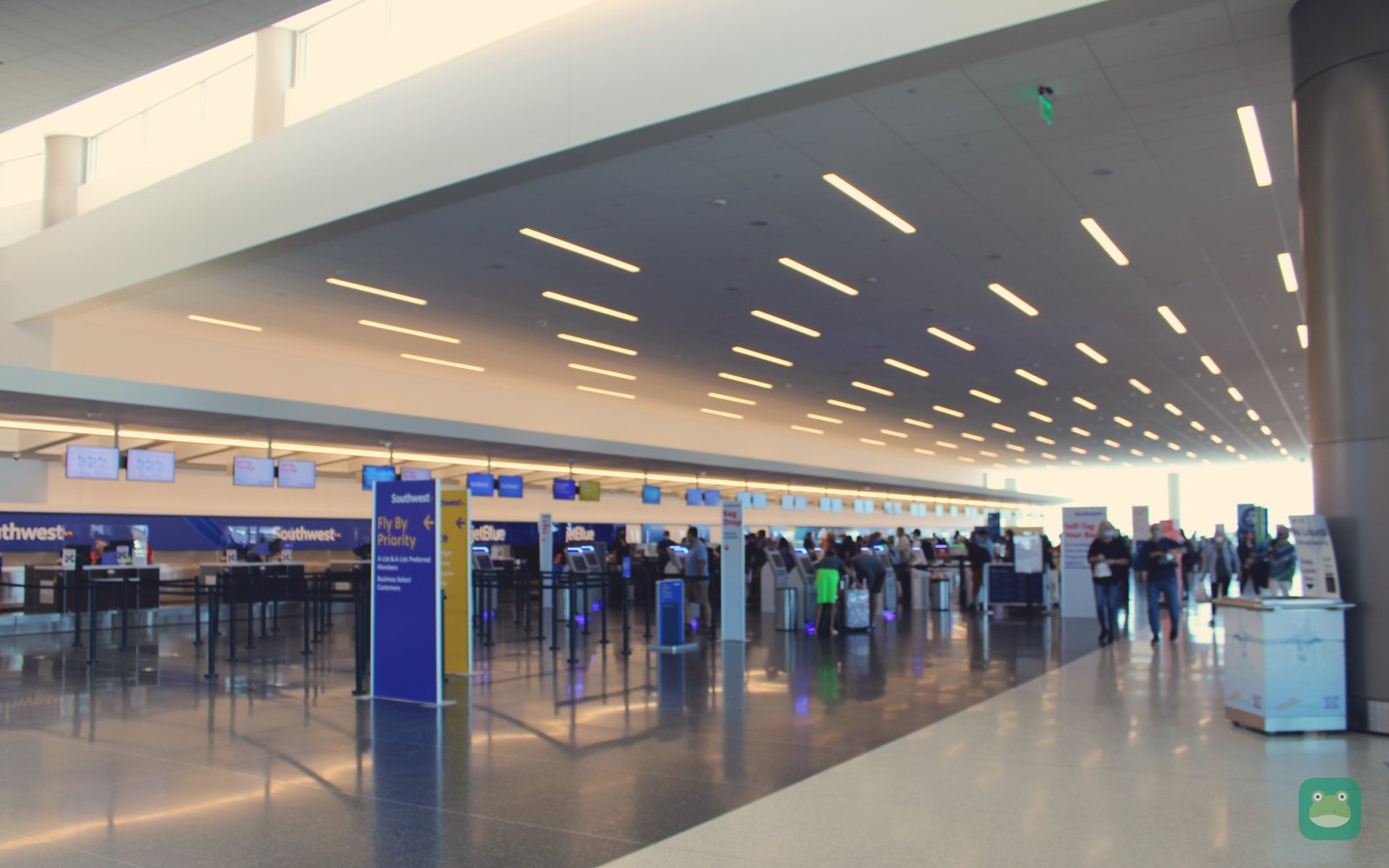 Salt Lake City International Airport's new terminal, 2021