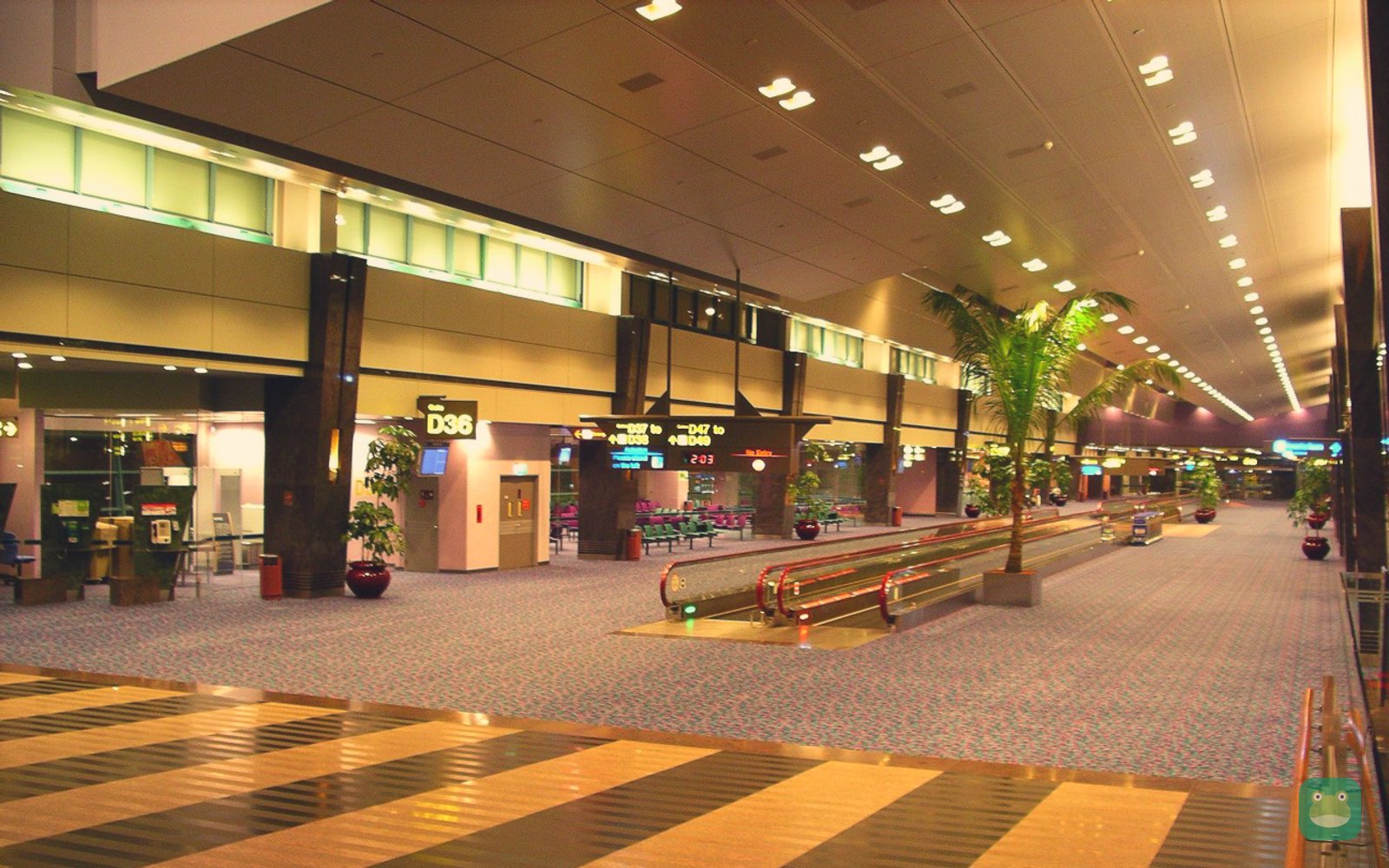 Terminal interior, Singapore Changi Airport