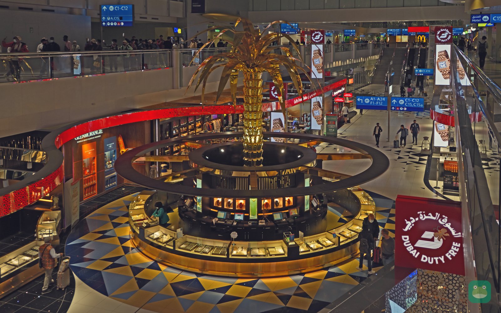 Interior of Terminal 3, Dubai International Airport
