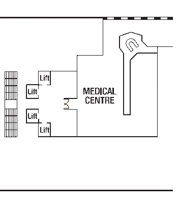 Ventura, Deck 4: official cabin and venue layout