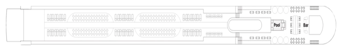 ms Lumière, Deck 4: official cabin and venue layout