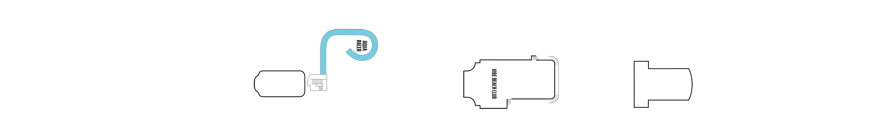 Norwegian Encore, Deck 20: official cabin and venue layout