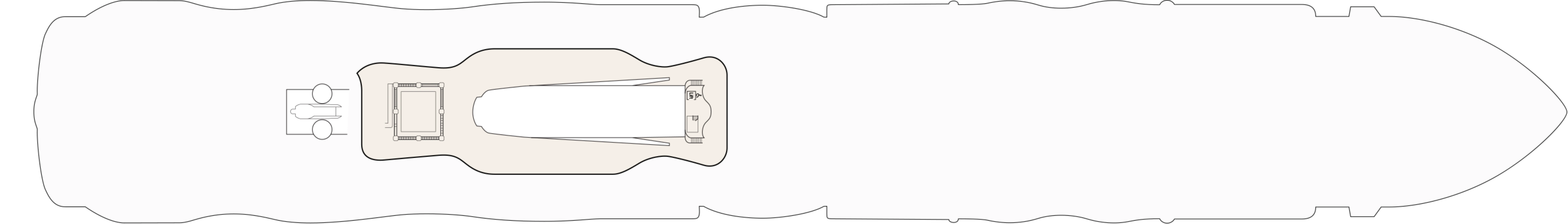 Star Princess, Deck 21: official cabin and venue layout