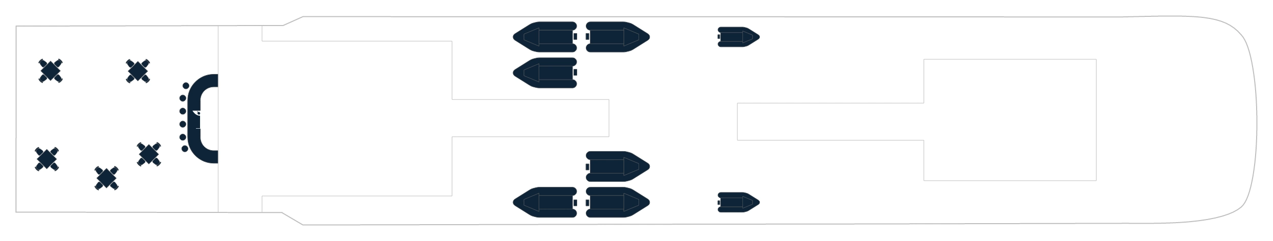 Le Lyrial, Deck 7: official cabin and venue layout