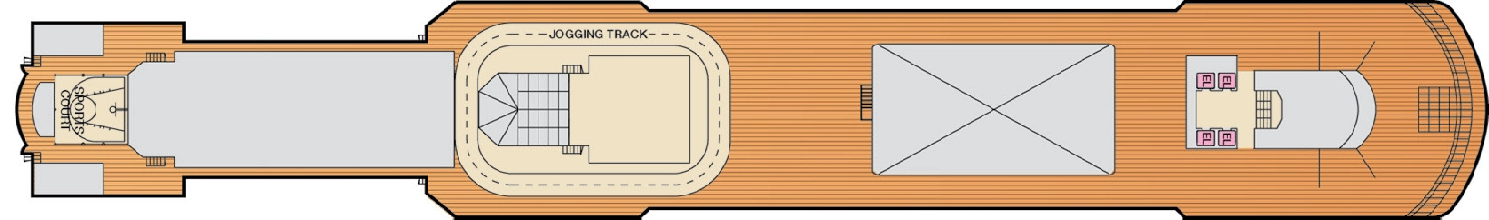 Carnival Luminosa, Deck 11: official cabin and venue layout