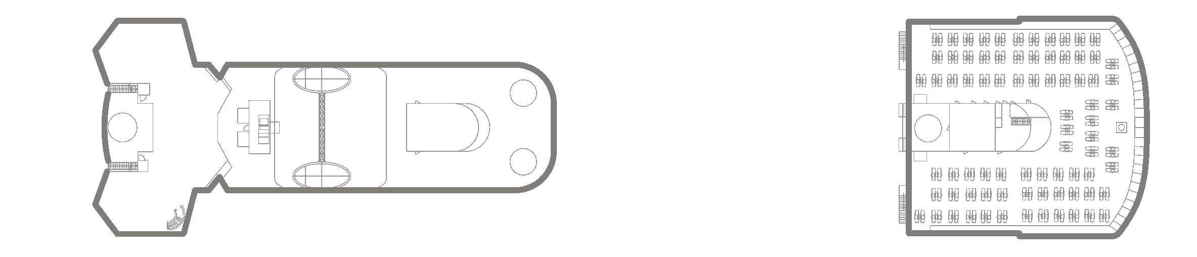 Bolette, Deck 10: official cabin and venue layout