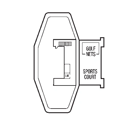 Azura, Deck 19: official cabin and venue layout