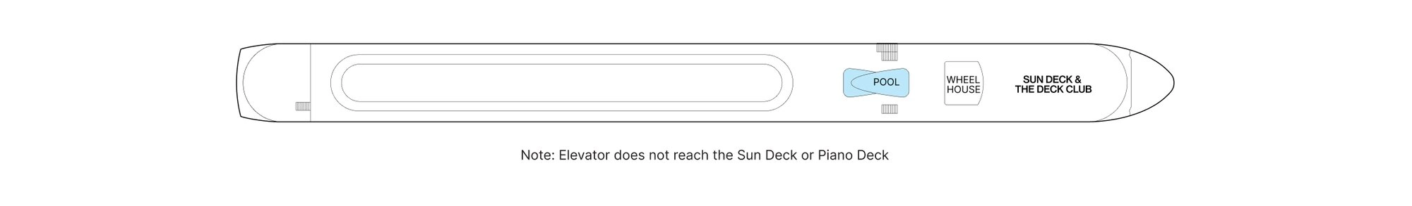 AmaPrima, Deck 4: official cabin and venue layout