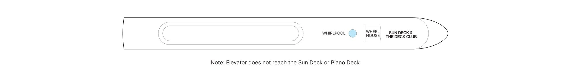 AmaCello, Deck 4: official cabin and venue layout