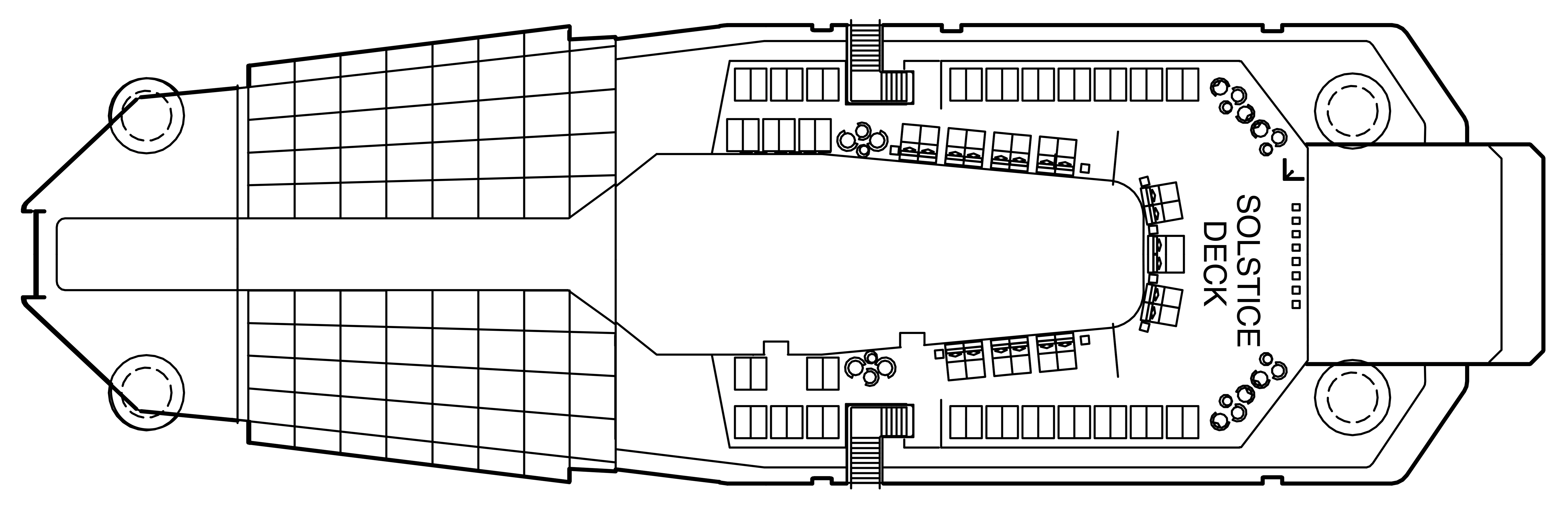 Celebrity Eclipse, Deck 16: official cabin and venue layout