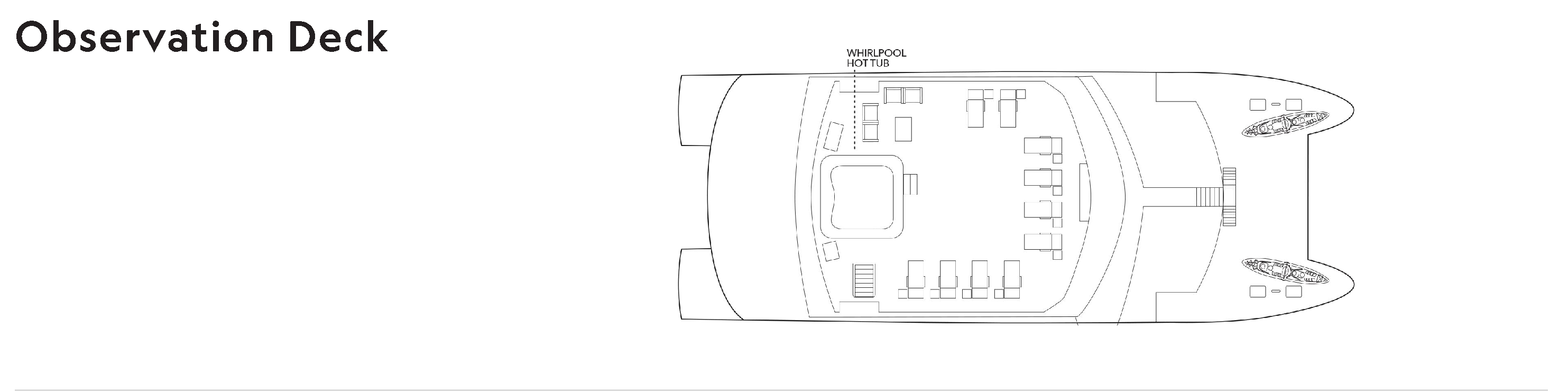 National Geographic Delfina, Deck 3: official cabin and venue layout