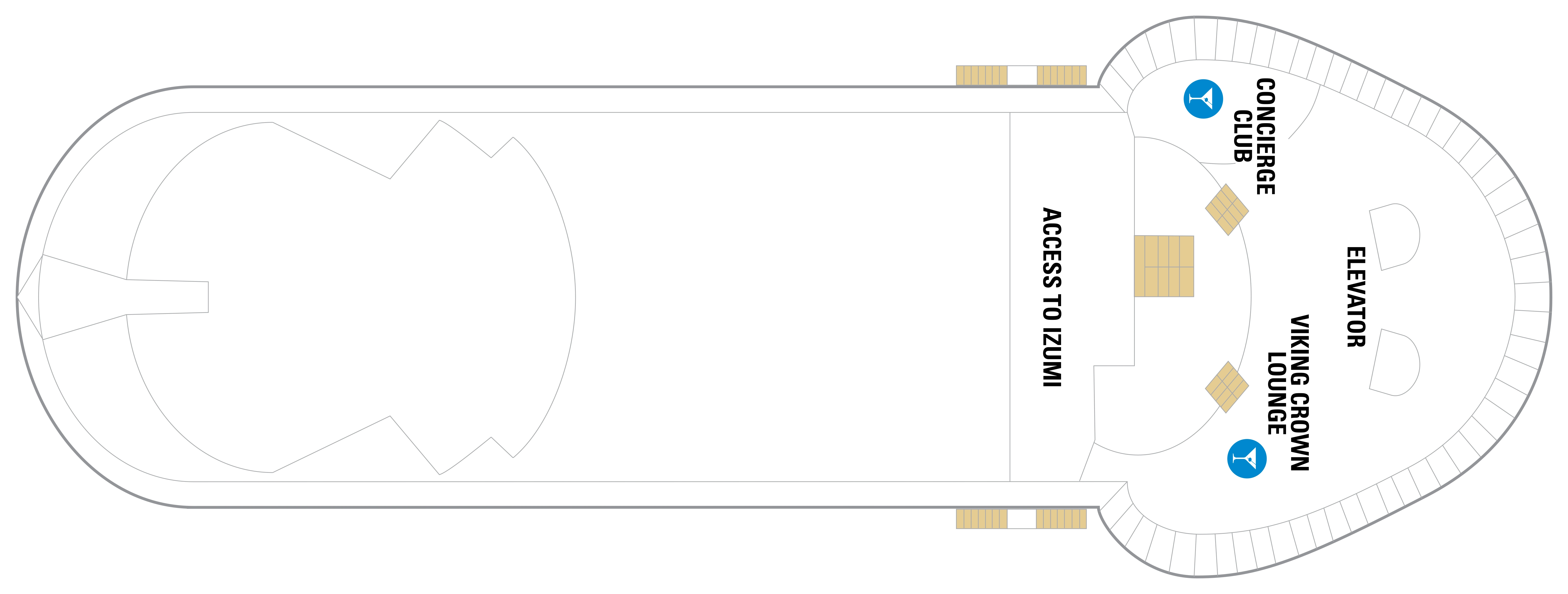 Grandeur of the Seas, Deck 11: official cabin and venue layout