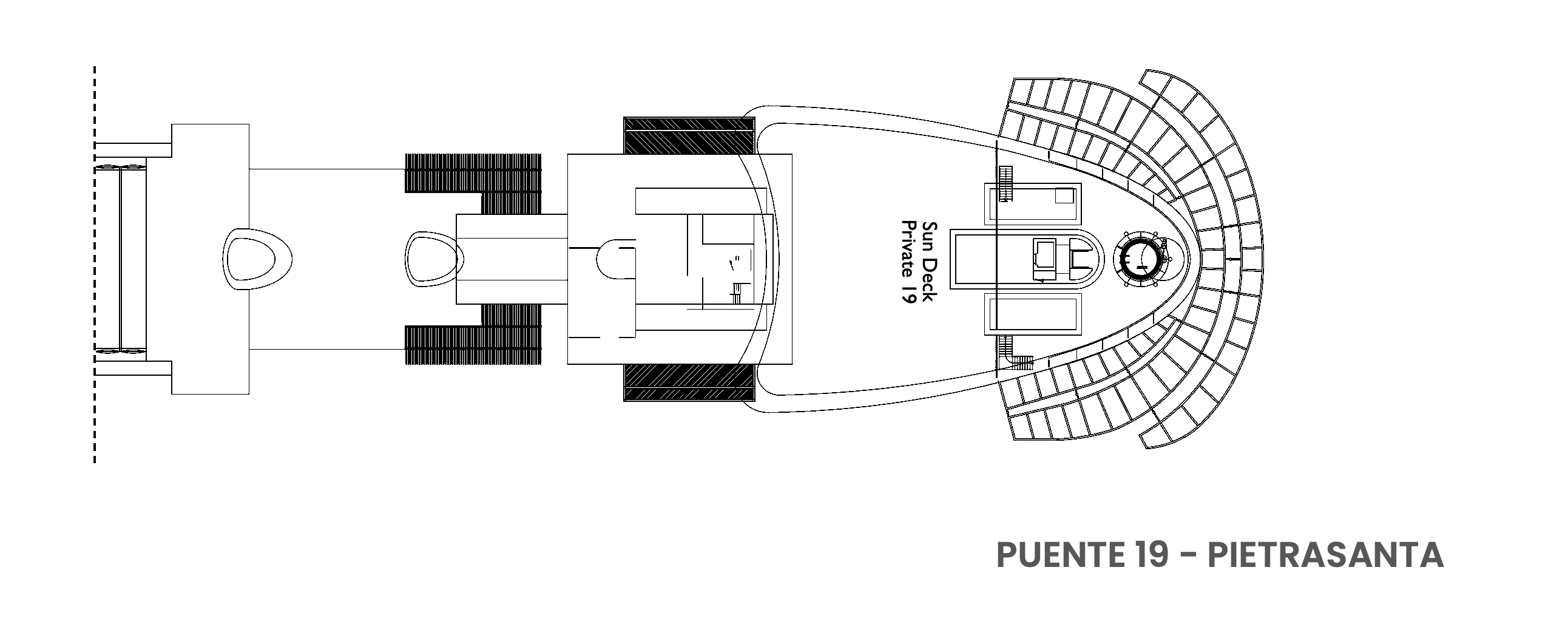 Costa Toscana, Deck 19: official cabin and venue layout