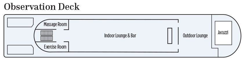Aria Amazon, Deck 3: official cabin and venue layout