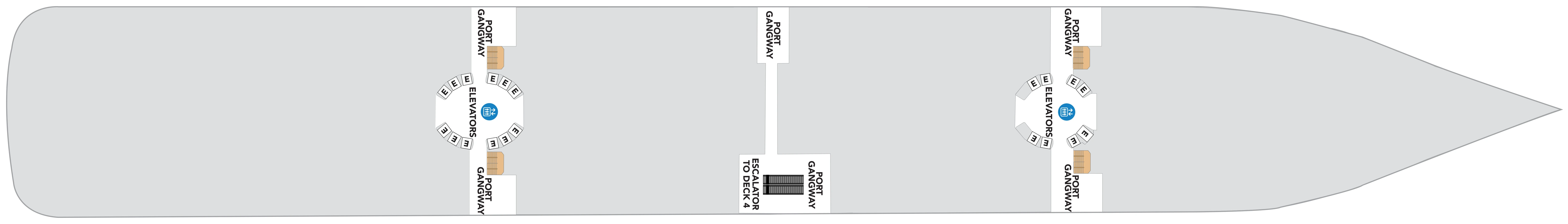 Star of the Seas, Deck 2: official cabin and venue layout