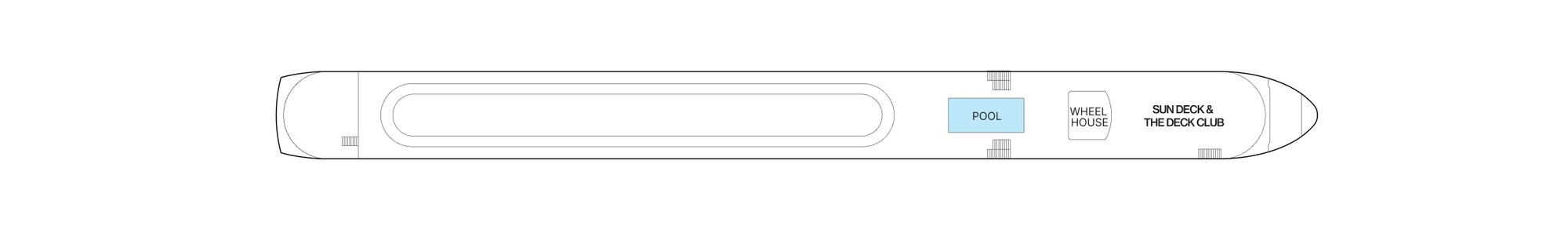 AmaLucia, Deck 4: official cabin and venue layout