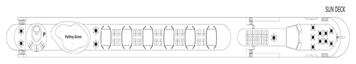 ms Inspire, Deck 4: official cabin and venue layout