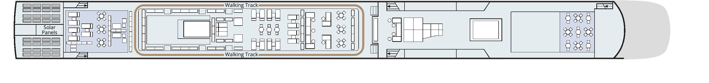 Viking Skaga, Deck 4: official cabin and venue layout
