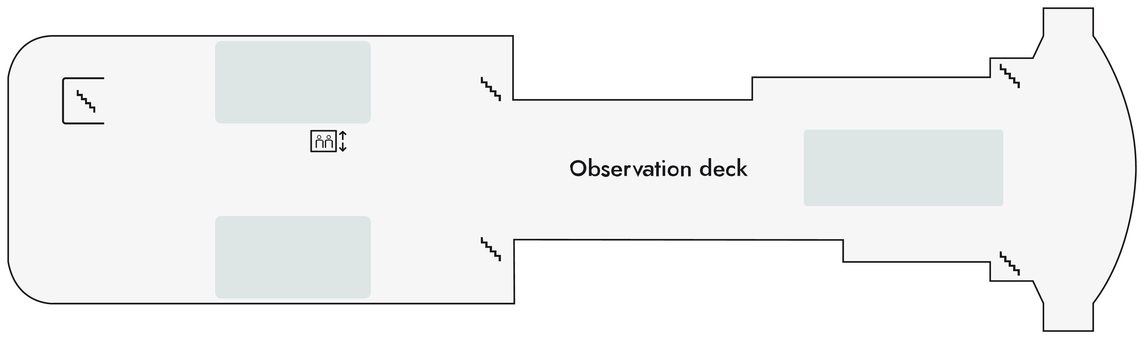 Spitsbergen, Deck 8: official cabin and venue layout