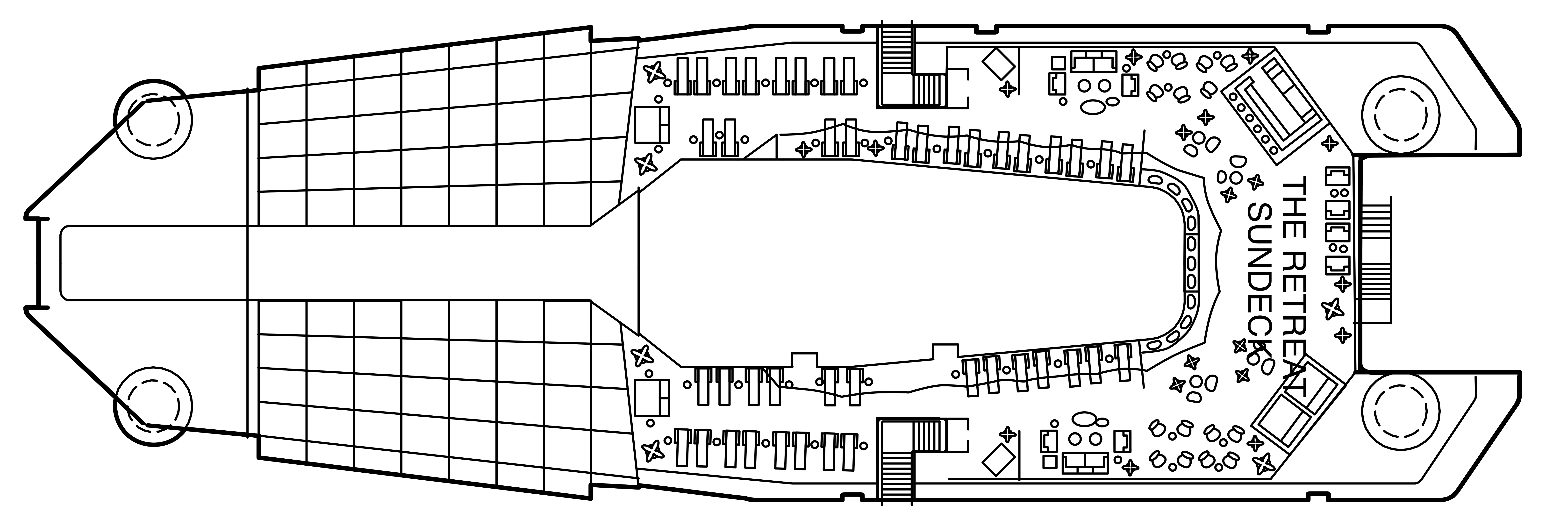 Celebrity Silhouette, Deck 16: official cabin and venue layout