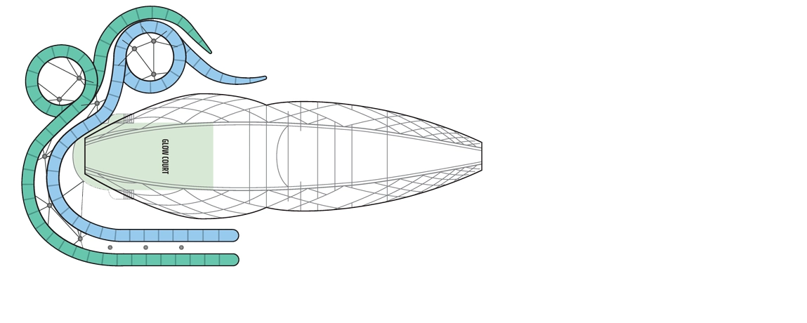 Norwegian Luna, Deck 20: official cabin and venue layout