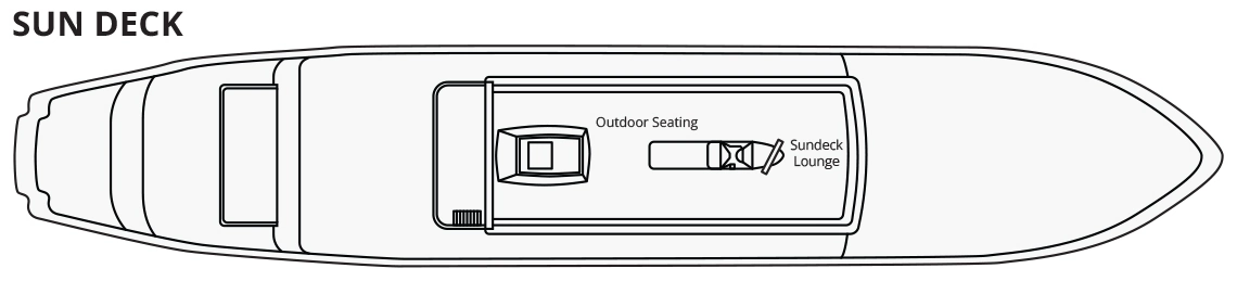 Aqua Blu, Deck 5: official cabin and venue layout