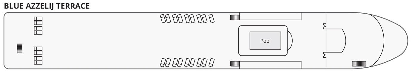 S.S. São Gabriel, Deck 4: official cabin and venue layout