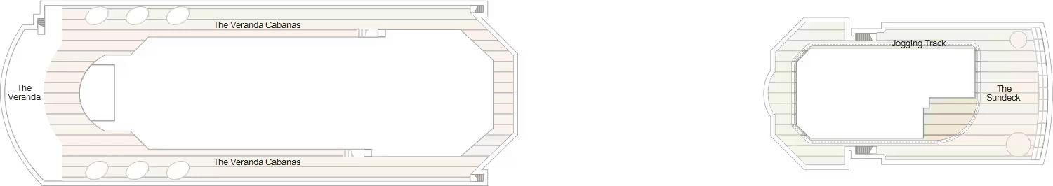 Marella Explorer 2, Deck 14: official cabin and venue layout