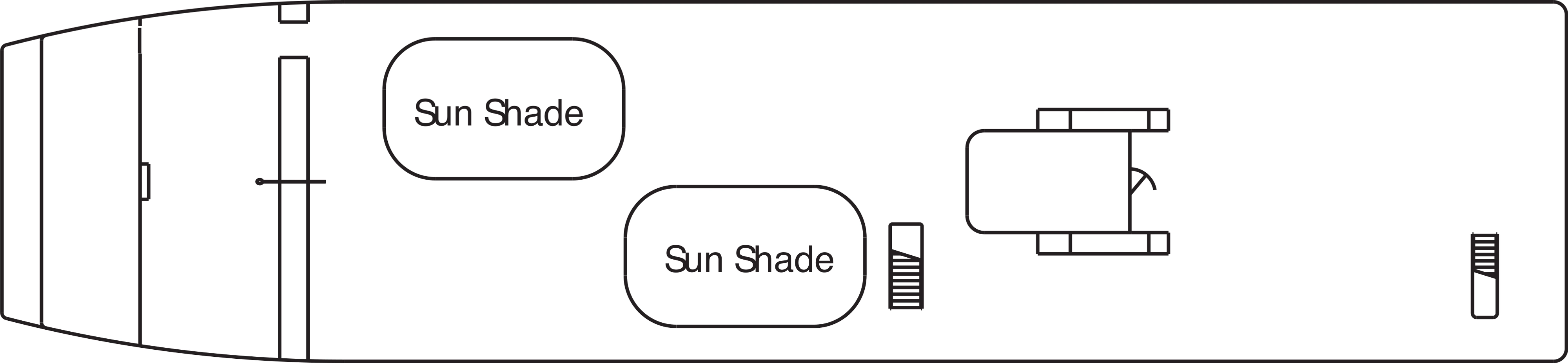 American Star, Deck 4: official cabin and venue layout