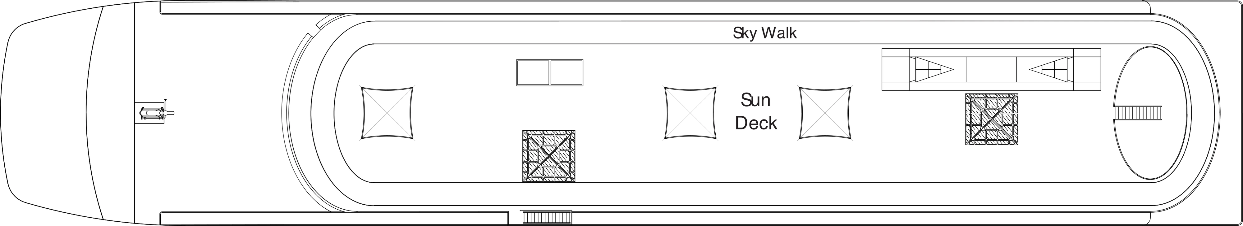 American Melody, Deck 5: official cabin and venue layout