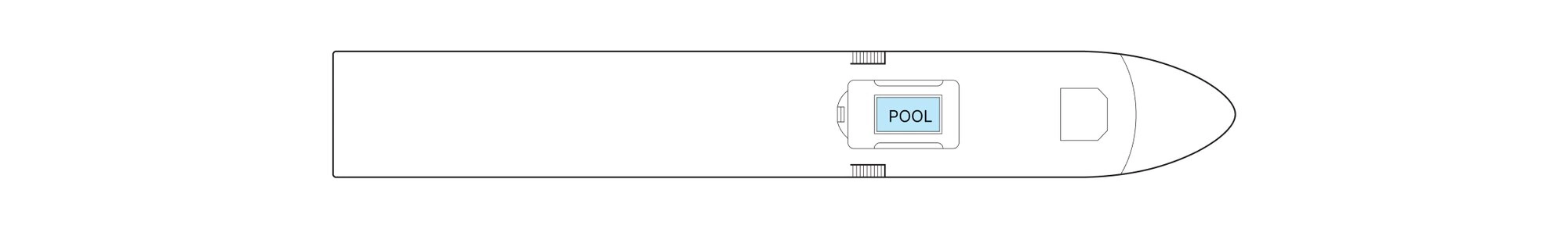 AmaVida, Deck 4: official cabin and venue layout