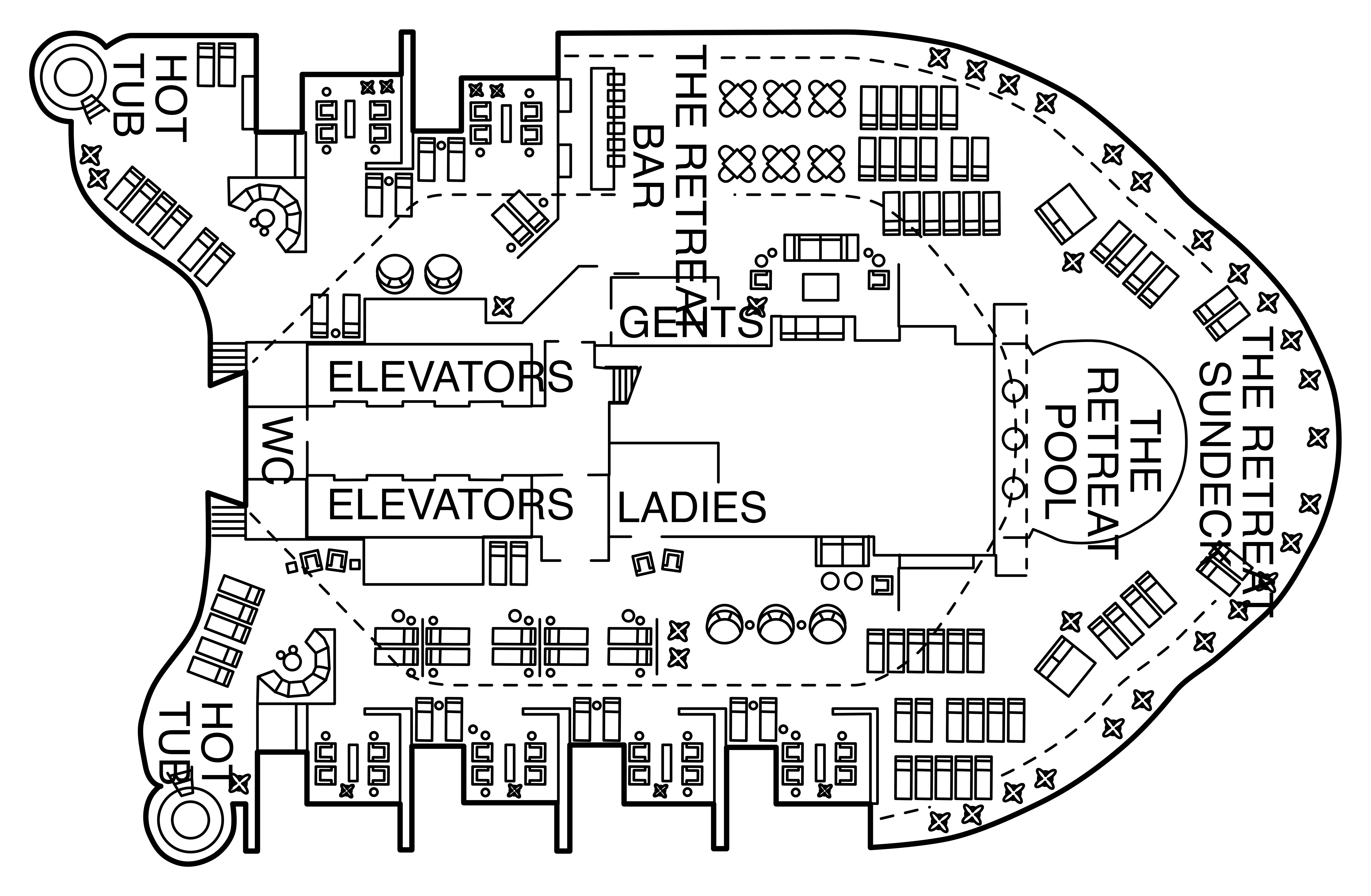 Celebrity Beyond, Deck 17: official cabin and venue layout