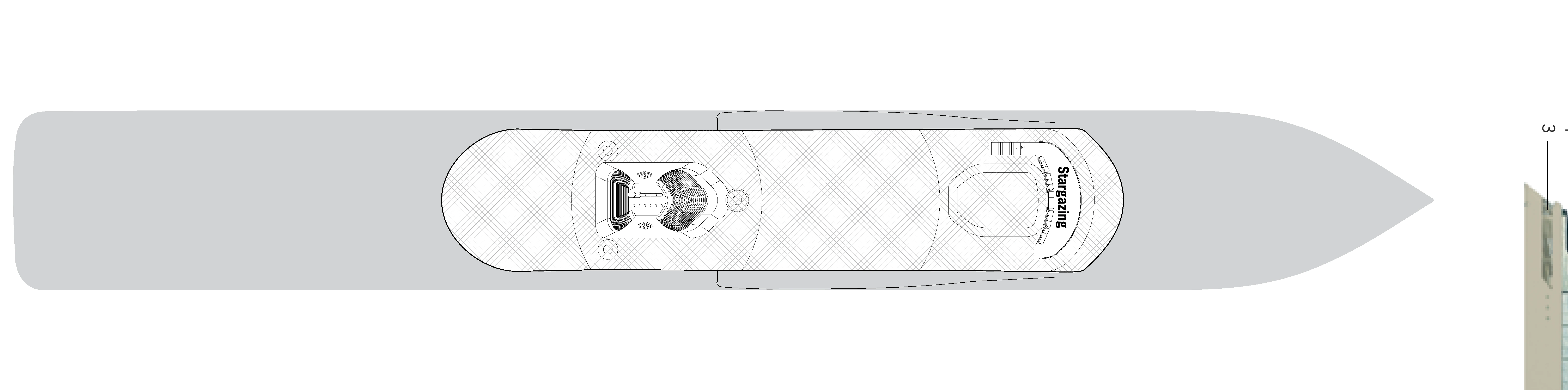 Silver Origin, Deck 8: official cabin and venue layout