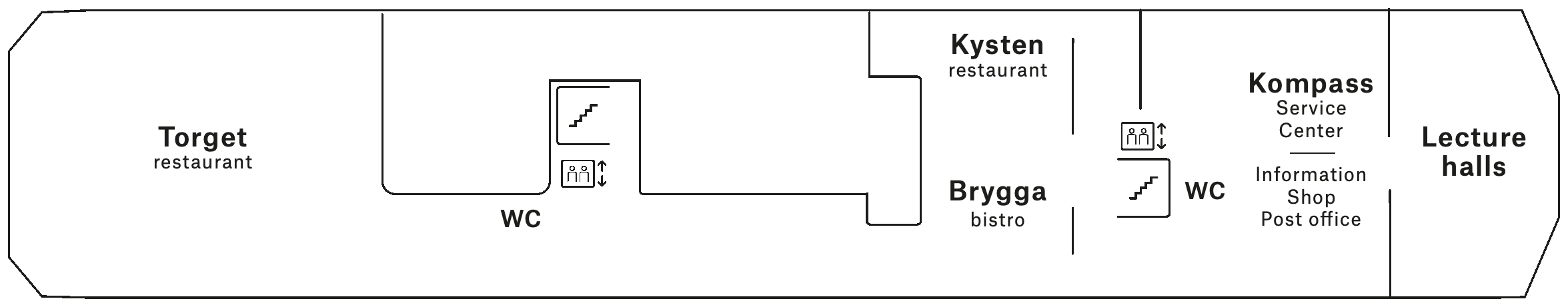 Nordkapp, Deck 4: official cabin and venue layout