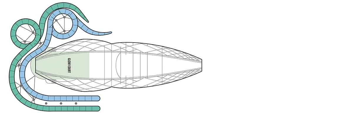 Norwegian Aqua, Deck 20: official cabin and venue layout