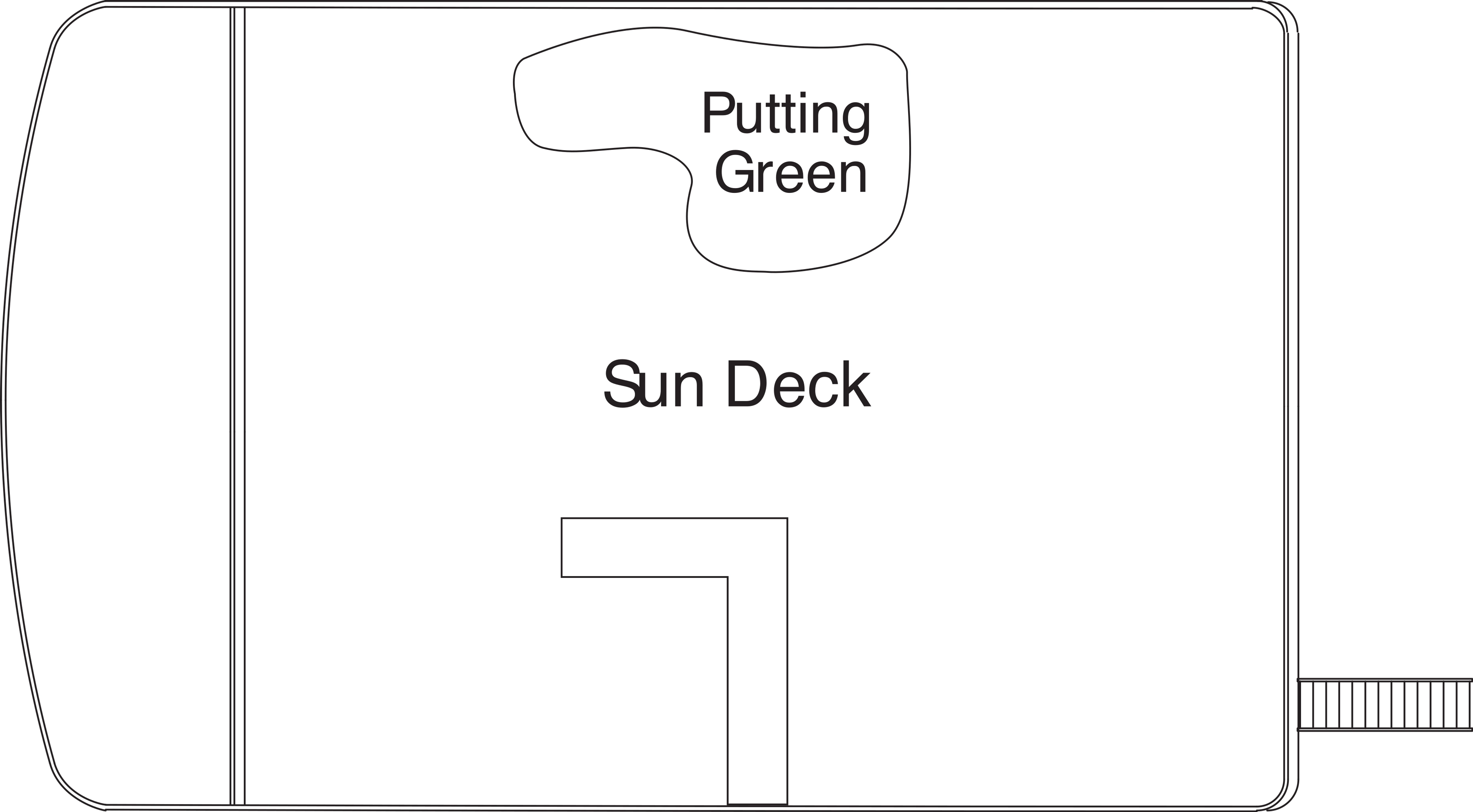 American Constitution, Deck 6: official cabin and venue layout