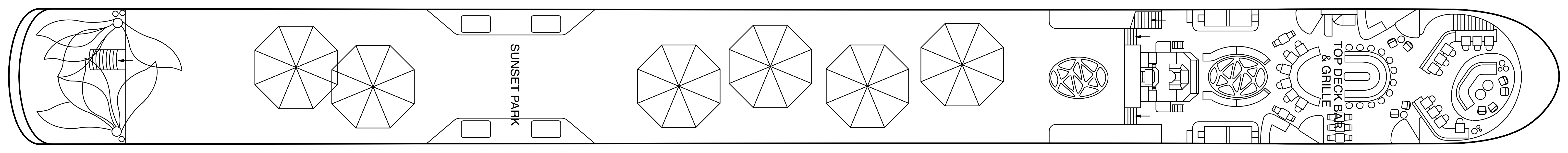 Celebrity Wanderer, Deck 4: official cabin and venue layout