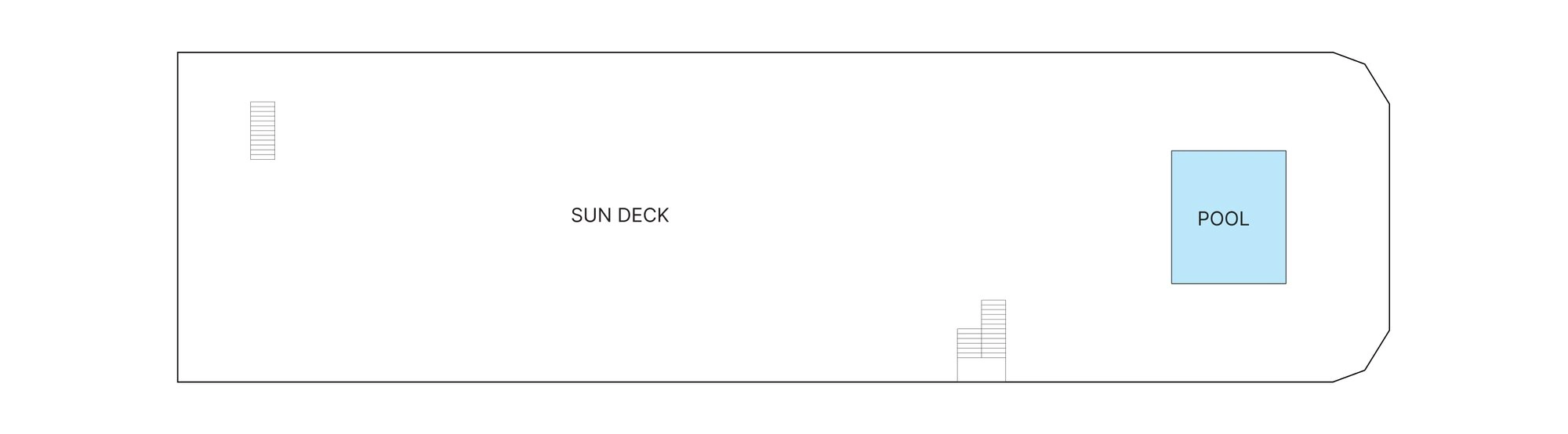 AmaNubia, Deck 5: official cabin and venue layout