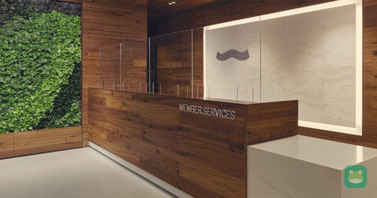 Member services desk, Centurion Lounge JFK