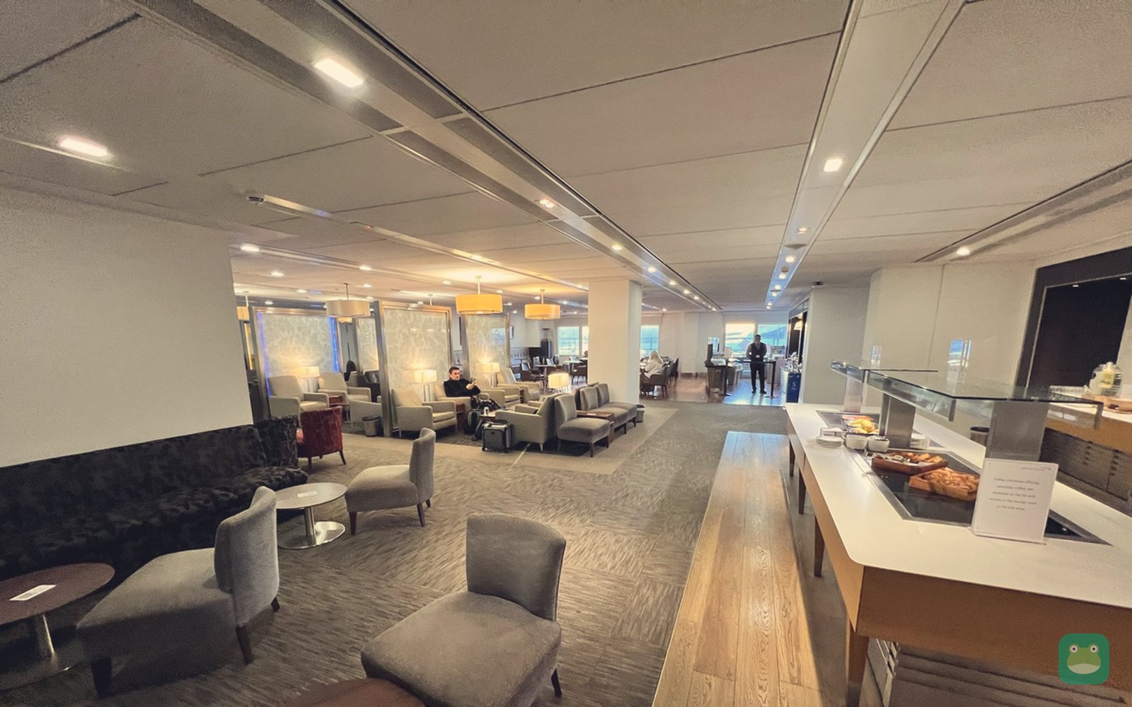 Seating area, BA Galleries First, Heathrow T3