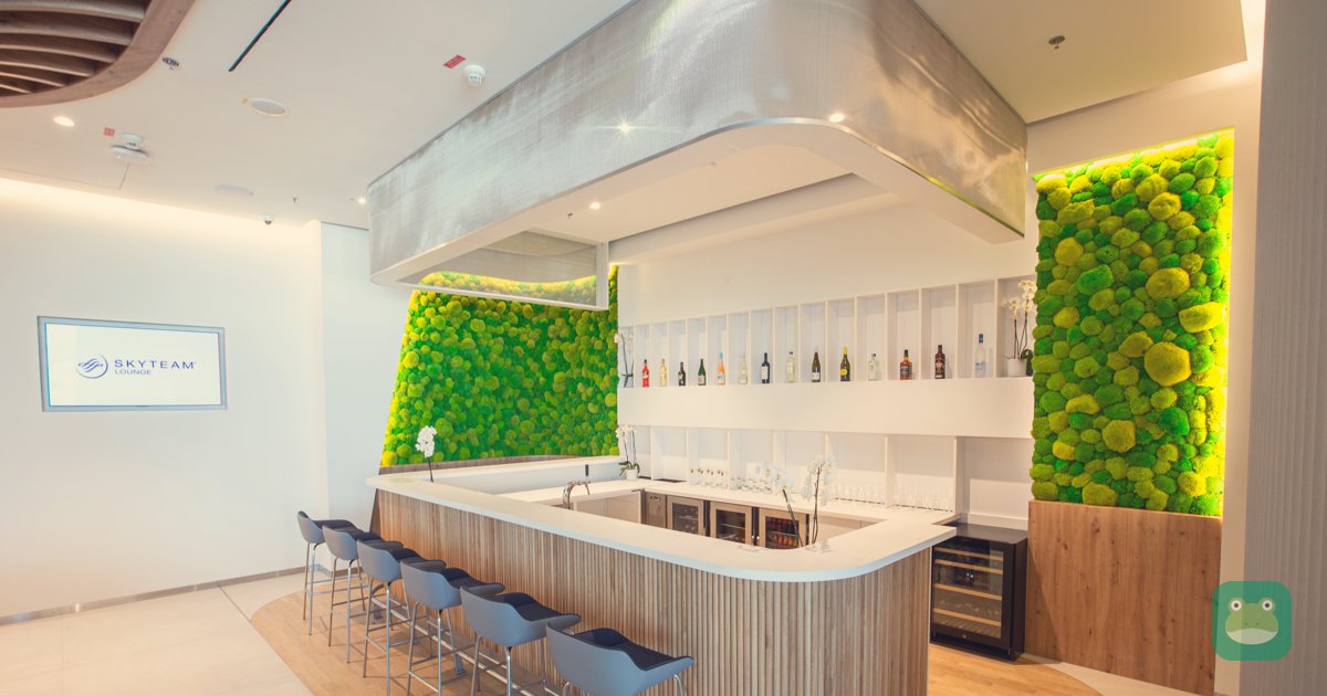 Bar, SkyTeam Lounge, Frankfurt Terminal 3