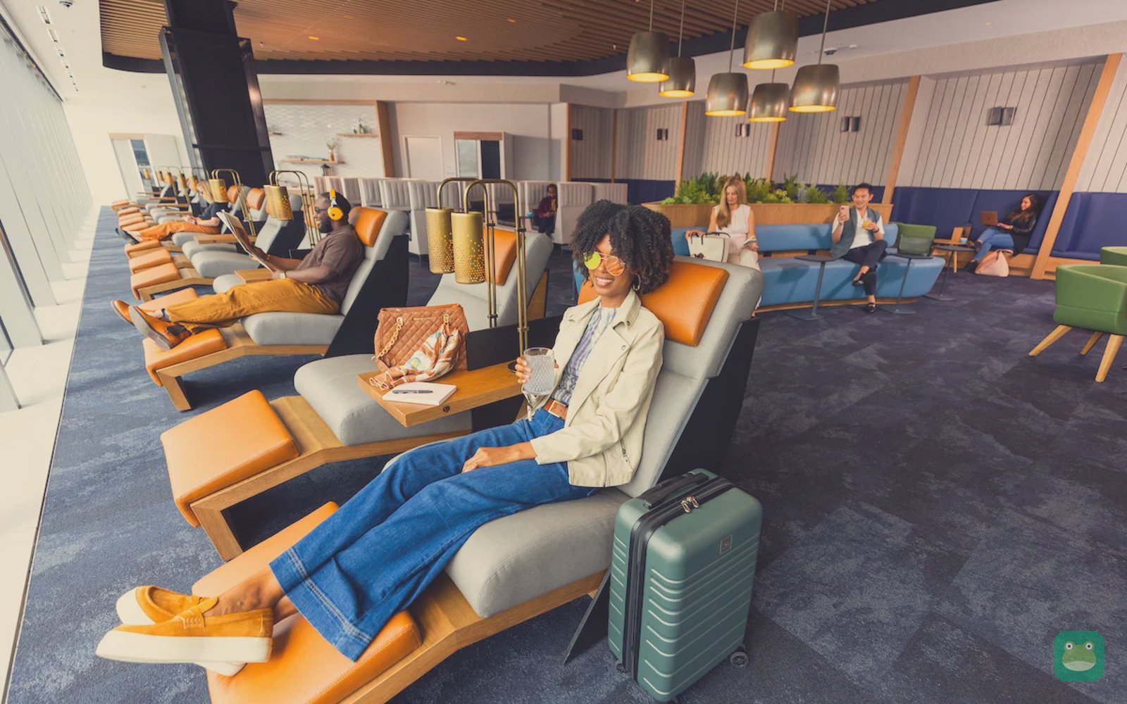 Alaska Lounge, SFO Harvey Milk Terminal 1 — seating