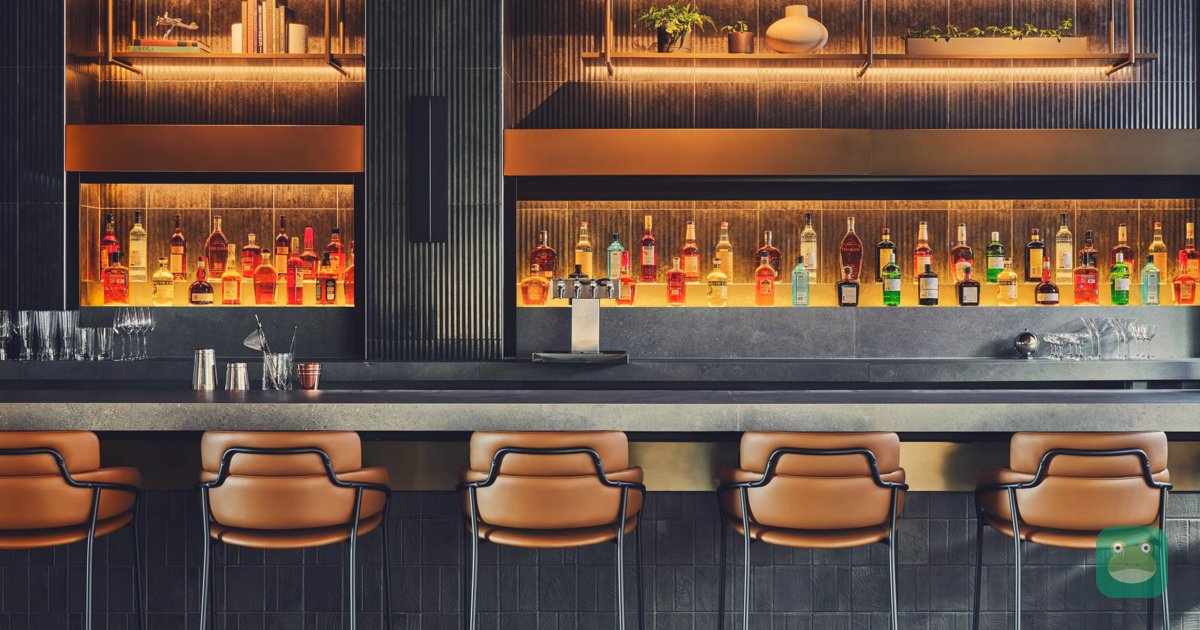 Whiskey bar at The Centurion Lounge ATL