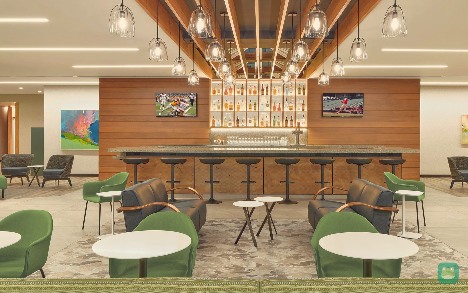 Escape Lounge, PDX Concourse D — bar